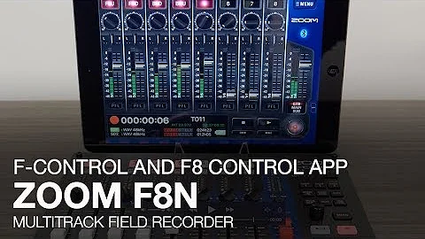 Zoom F8n: F-Control and F8 Control App