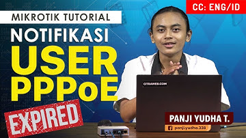 PPPoE EXPIRED User Notification - MIKROTIK TUTORIAL [ENG SUB]