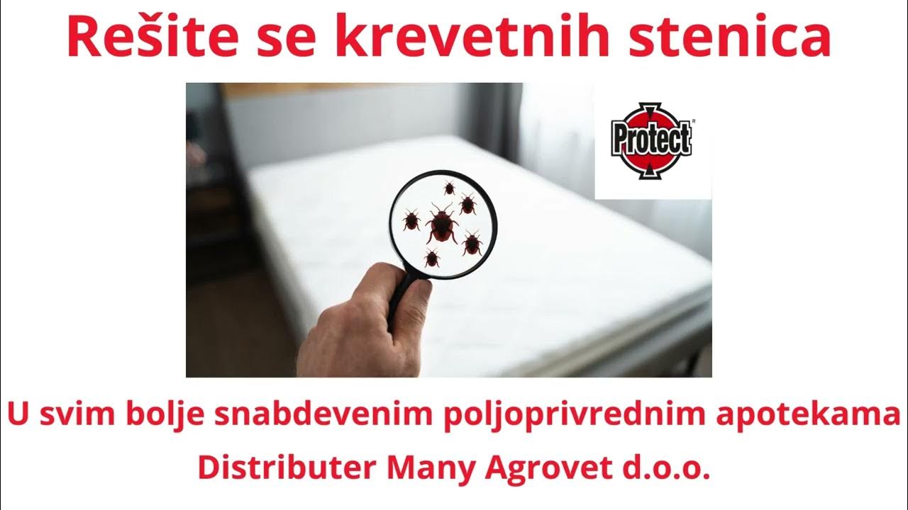 Protect protiv krevetnih stenica i buva YouTube
