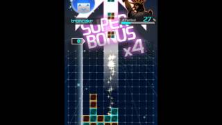 LUMINES Puzzle & Music (iOS) - Hard Mode screenshot 2