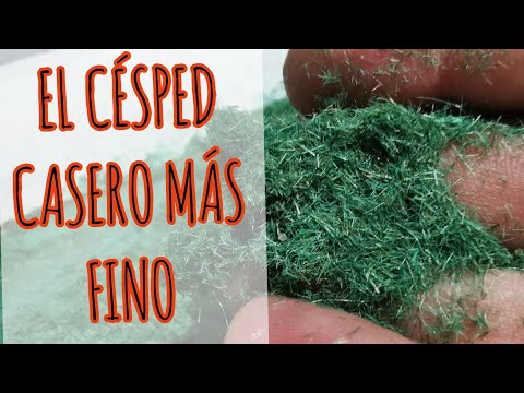 Perla Saludar peine Hacer Césped Maquetas Casero muy Fino - YouTube