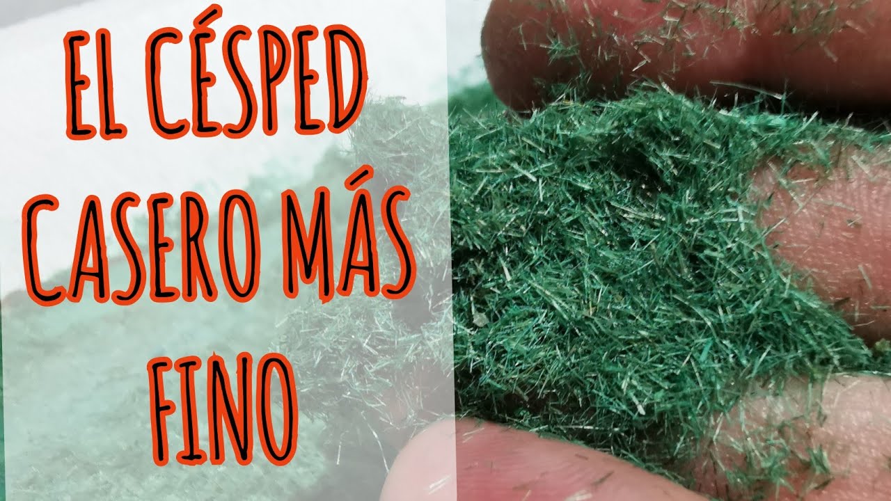 Perla Saludar peine Hacer Césped Maquetas Casero muy Fino - YouTube