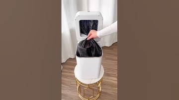 Amazon Home Finds ⭐ Automatic Portable Smart Trash Can 🗑️  #amazonfinds #amazondeals #shorts