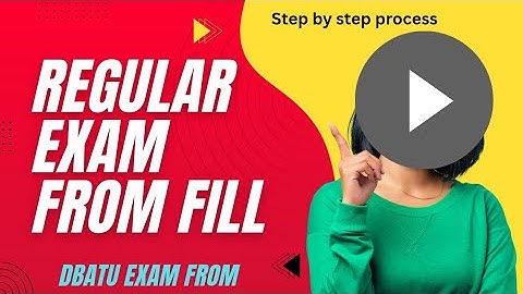 Dbatu exam from filling process step by step// New website From fill #Exam #From fill #Study #Dbatu