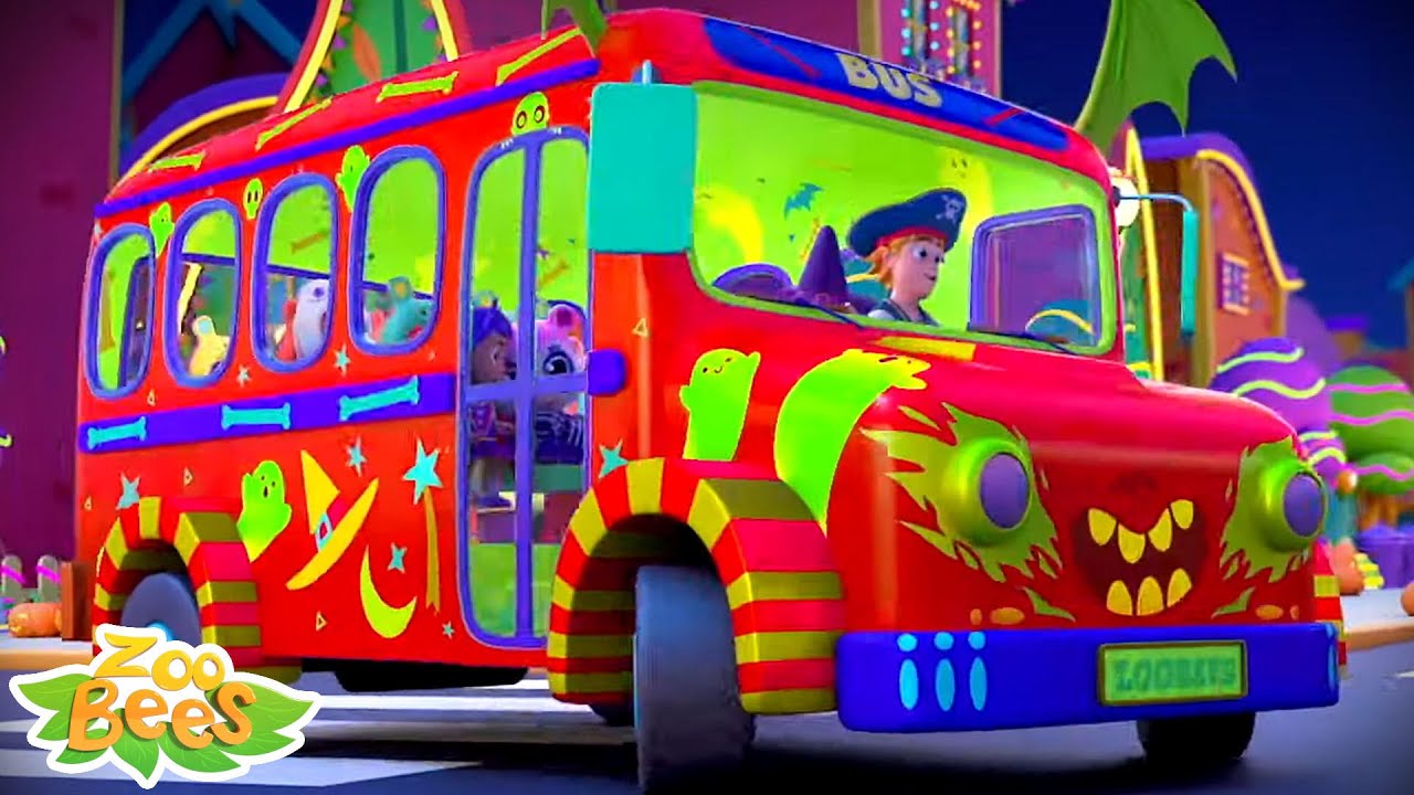 Halloween Wheels On The Bus + More Spooky Scary Rhymes for Children