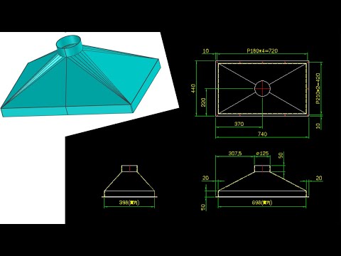 IronCAD - 抽風罩鈑金設計(Exhaust Hood Sheet Metal Design)