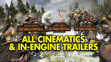 Total War: Warhammer 1, 2 and 3 - All In-engine Cinematic Trailers & Intros FULL HD (November 2024)