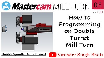 Mastercam Mill Turn Programming || How to create Mill Turn Programming in Mastercam || Job Setup