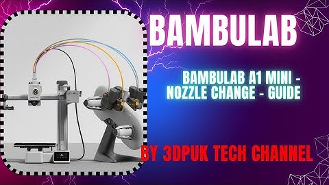 Bambulab A1 Mini - Nozzle Change - Guide #bambuA1mini #bambulab #A1mini #A1series