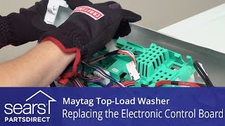 How to Replace the Electronic Control Board on a Maytag Vertical Modular Washer (VMW)