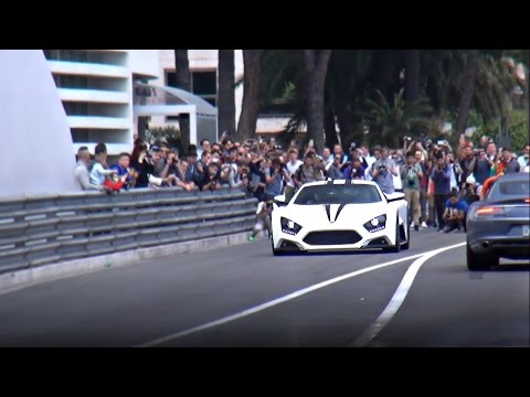 Zenvo ST1 2015 1000hp driving, accelerations and backfire!