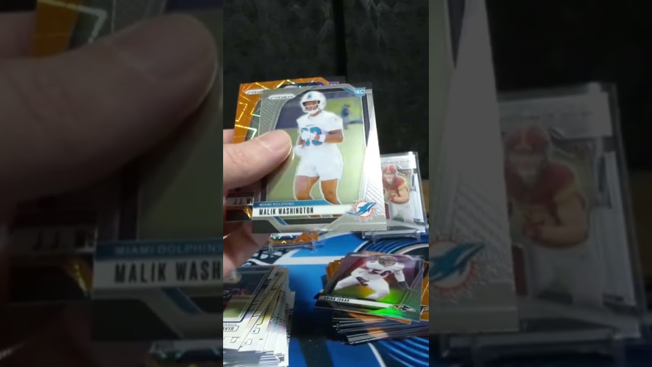 🔥 JJ McCarthy ORANGE LASER! 2024 Prizm Football HIT! 🏈💎