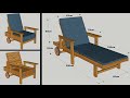 How to make a lounge chair sofa bed step by step