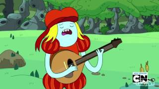 Video thumbnail of "adventure time its finn the blushing baby"