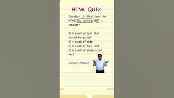 blockquote tag in HTML #html #htmlinterview #programmingwithrakesh