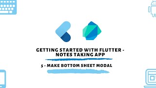 Make Bottom Sheet Modal - Notes Taking App ||  (Urdu/Hindi) screenshot 1