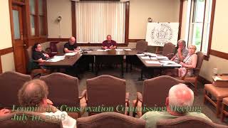 Leominster Conservation Commission Meeting 7-10-18