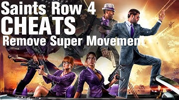 Saints Row 4 Cheats: Disable Super Movement
