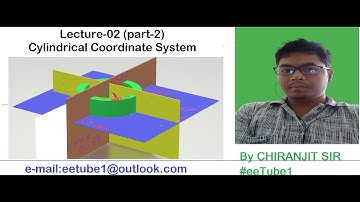 Lec-02 (part-2) CylindricalCoordinate System|Electromagnetics Physics|GATE ESE Other Exams| #eeTube1
