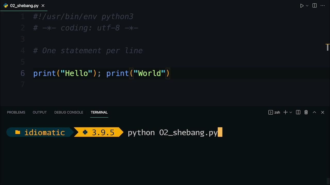 Writing Pythonic Code - Idiomatic Python - YouTube