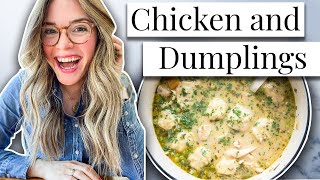 The PERFECT Gluten Free Chicken and Dumplings