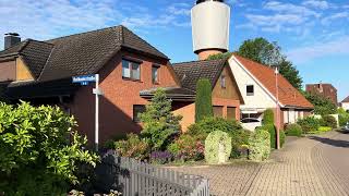 Peaceful Spring Morning Walk in Celle, Germany 4K | Quiet Neighborhood Ambience