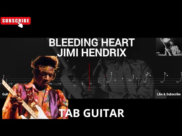 JIMI HENDRIX - BLEEDING HEART ( TAB GUITAR ) - YouTube