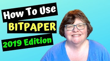 How to Use an ONLINE WHITEBOARD  Bitpaper (2019)