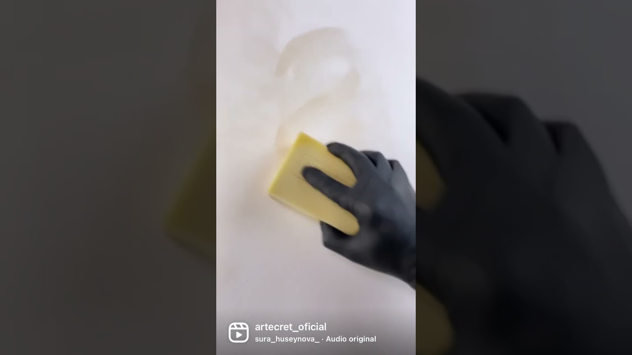 Pintura Patina en gel para crear un efecto antiguo en paredes de interior!