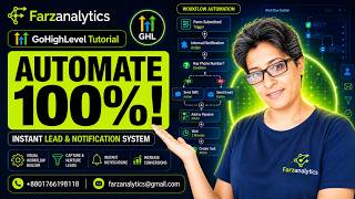 Automate 100%! 🤖 GoHighLevel Workflow Automation Setup Tutorial  Farzanalytics