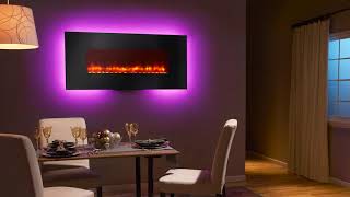 SimpliFire Wall Mount Electric Fireplace