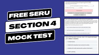 TFL SERU Section 4 - Free Mock Test - Staying Safe