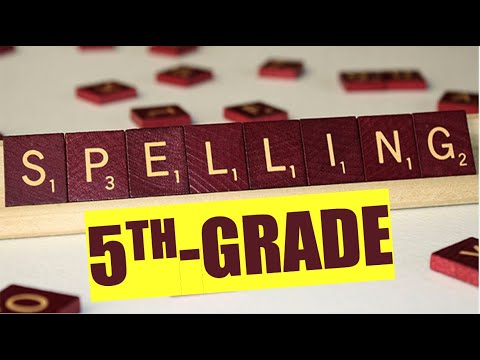 5th-Grade Spelling - Week 1 Day 1