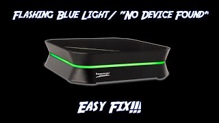 How To Fix Flashing Blue Light/No Device Found on Hauppauge HD PVR 60