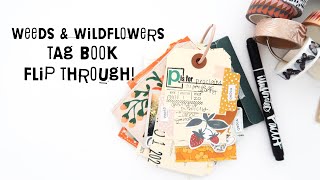 Weeds & Wildflowers Tag Mini Book Flip Through! screenshot 5
