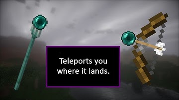 How to make a Teleportation Trident and Bow in Minecraft