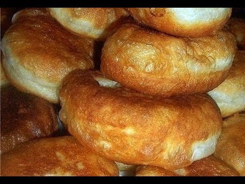 Пирожки жареные с яйцом ,рисом и зеленым луком)Жареные пирожки