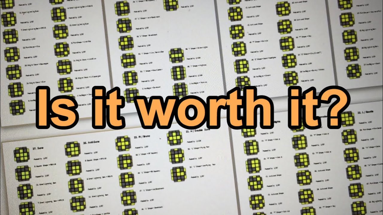 Should you learn full OLL?