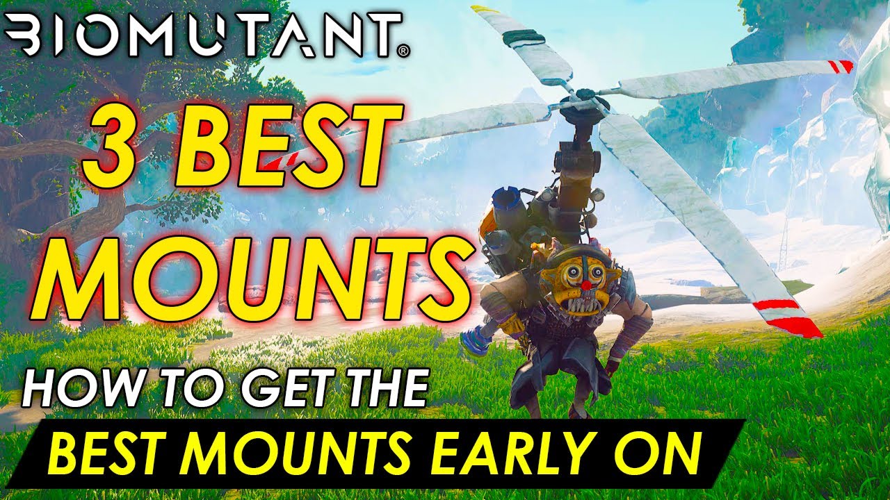 Biomutant - How to get the Best Mounts early on (3 MOST USEFUL MOUNTS / GADGETS)