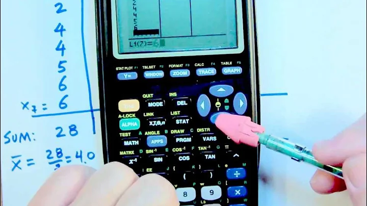 COMPUTING SAMPLE STANDARD DEVIATION USING TI 83 PLUS