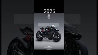 Evolution of kawasaki ninja h2r (2016~2026) #shorts #viral #evolution #ninja