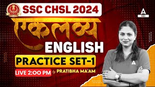SSC CHSL 2024 | SSC CHSL English Classes by Pratibha Mam | SSC CHSL English Practice Set 1