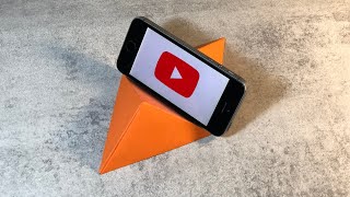 Подставка под телефон из бумаги. Delivery under the phone out of paper. Origami DIY. Подставка под телефон из бумаги. Delivery under the phone out of paper. Origami DIY.