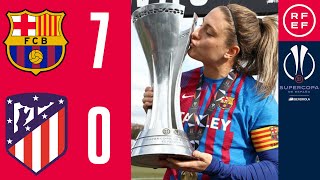 SUPERCOPA FEMENINA I RESUMEN I El Fútbol Club Barcelona se proclama supercampeón de España