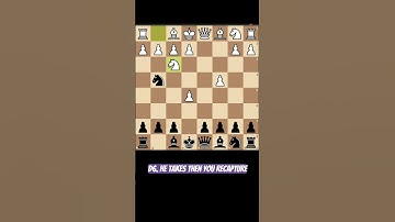 amazing opening chess trap (112) #chess #chesstraps