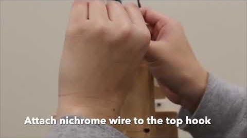 M9 fabrication of fishing line with very thin nichrome for artificial muscle/ actuator