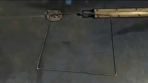 Automatic Square Shape Metal Wire Bending Machine video