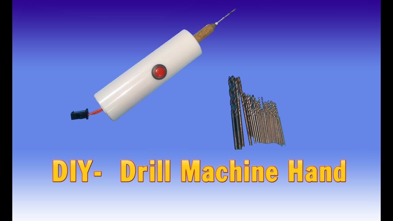 How To Make Drill Machine hand at home (simple) YouTube