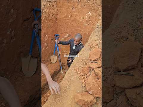KING AMUZI A K A STAR PARTICIPATES IN GRAVE DIGGING EXERCISE