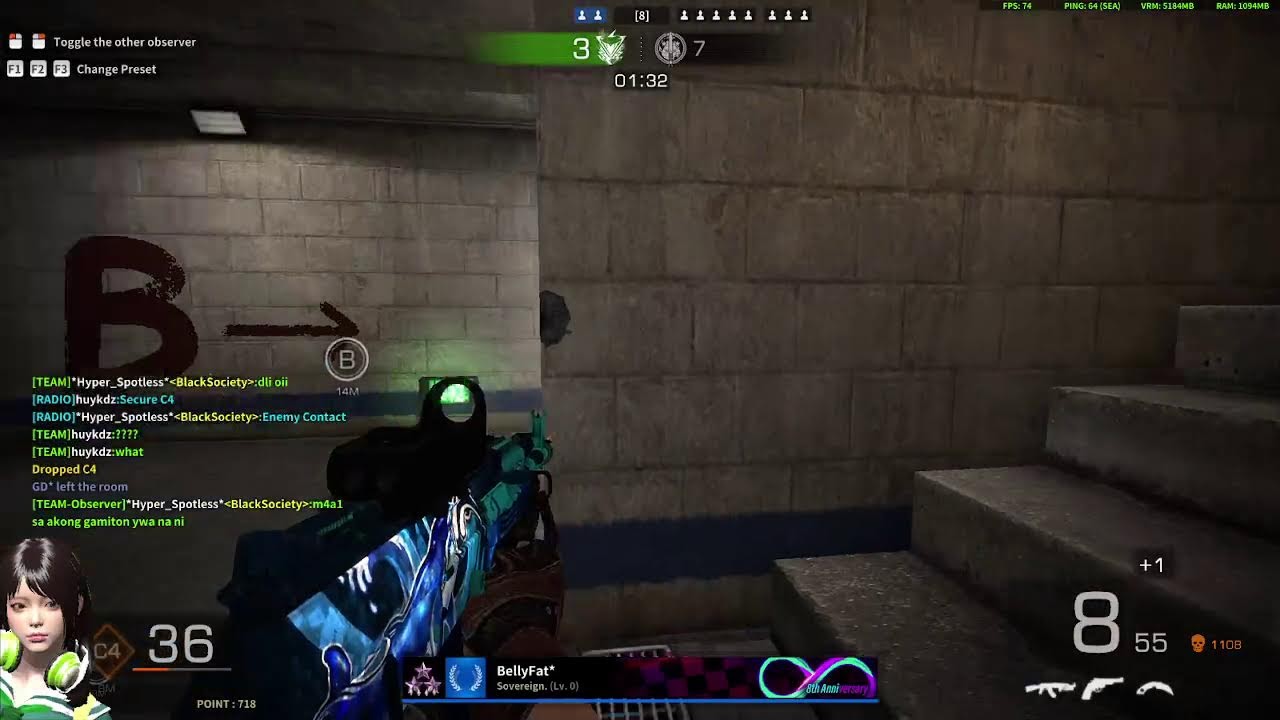 BlackSquad Valofe VFUN (First Normal Live)